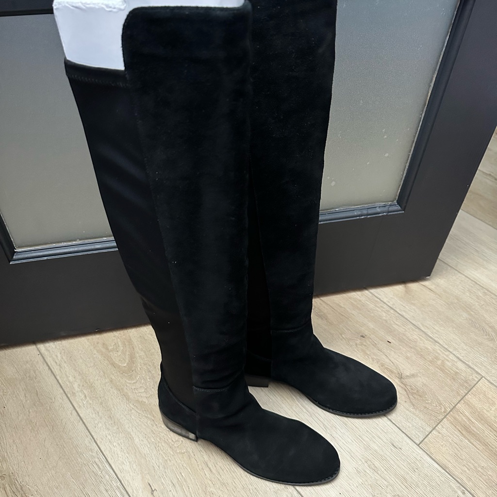 Blondo Velma Black Suede Boots - Like New